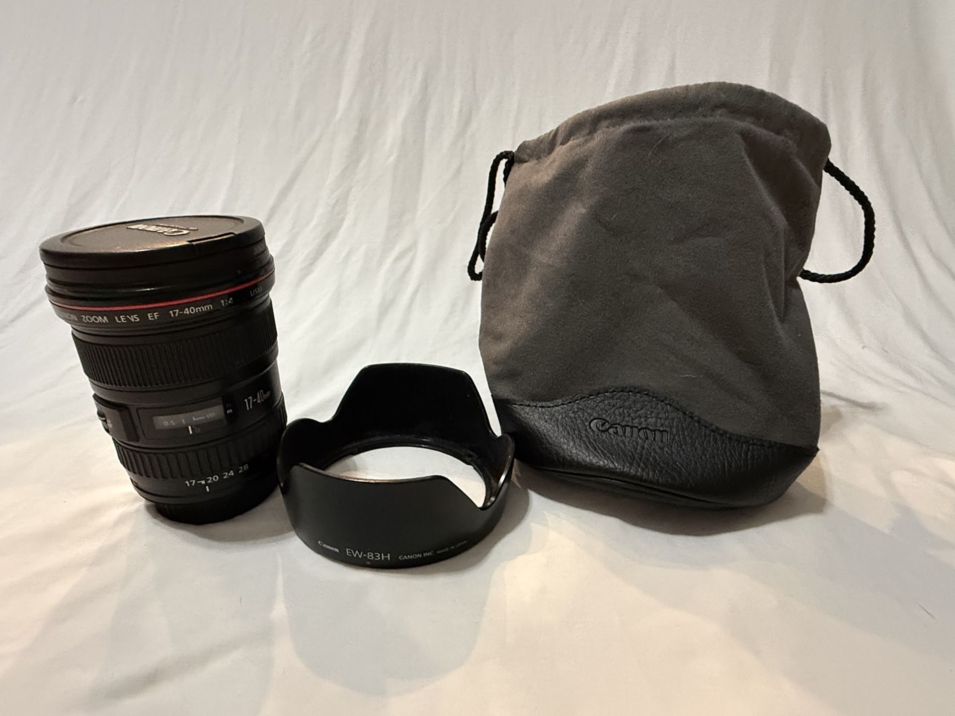 Canon EF 17-40mm f4L USM Lens SLR DSLR 