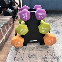 3-Tier Dumbbell Weight Set