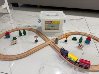 Wooden Train Set