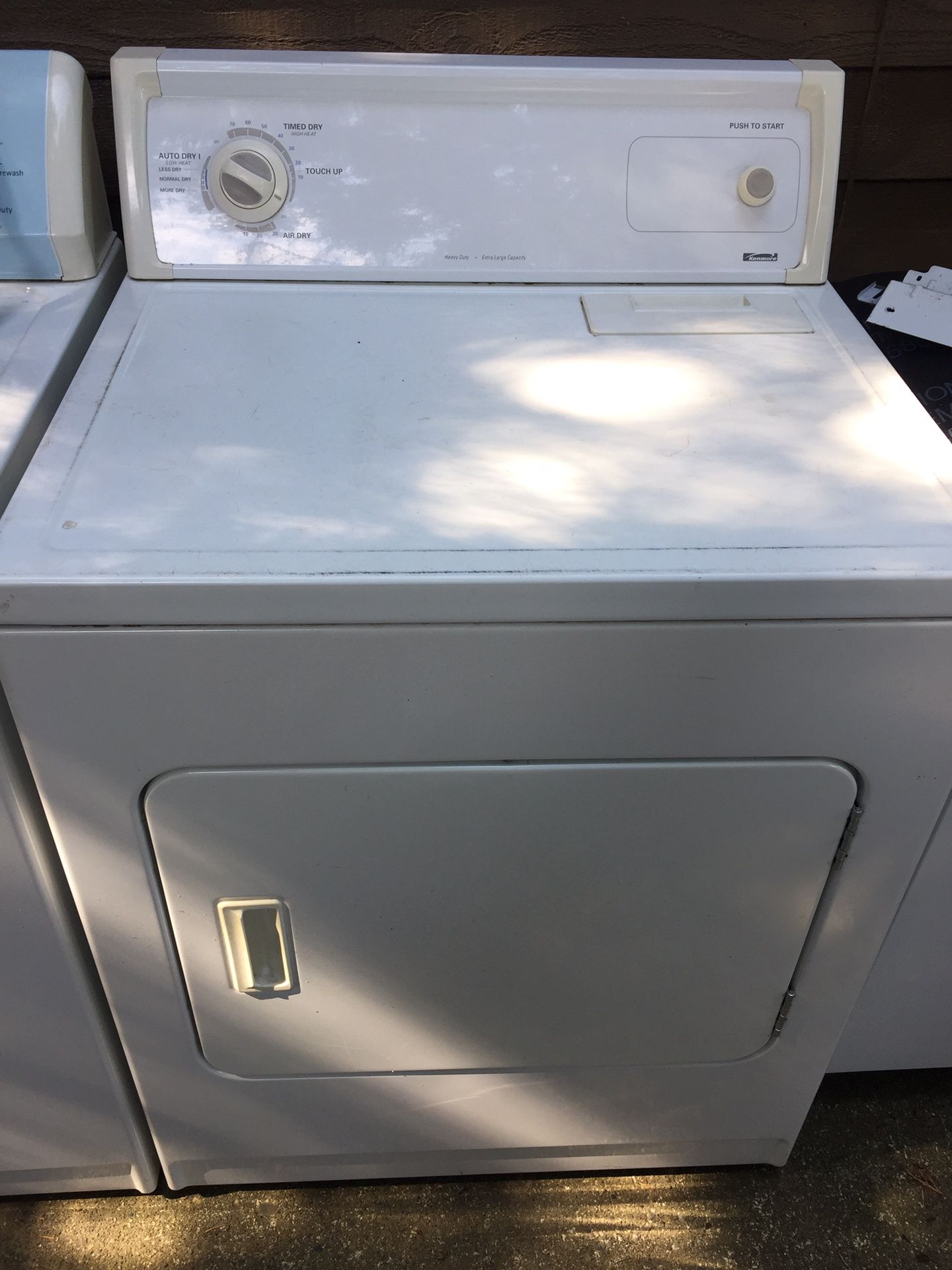 Matching kenmore washer and dryer set
