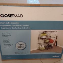 Closetmaid Wire 6 Cube Organizer