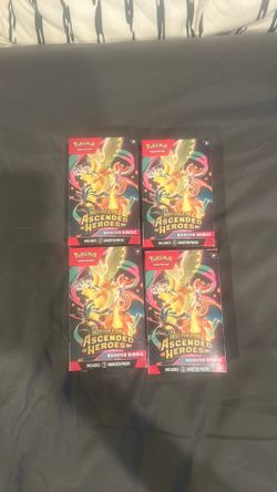 Pokemon ascended hero’s booster bundle 4x