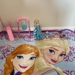 Frozen Toys And Blanket 