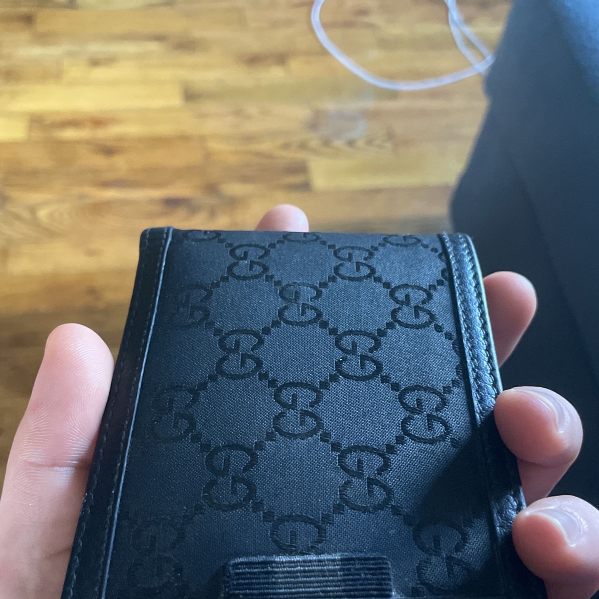 All Black Gucci Wallet