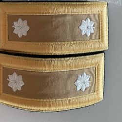 United States Army Lieutenant Colonel (O-5) shoulder boards for the dress uniform