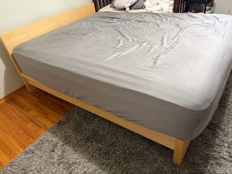 IKEA malm bed with mattress double/full