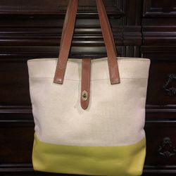 Large Tote/ Fossil