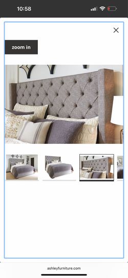 King Headboard & Platform with Drawer