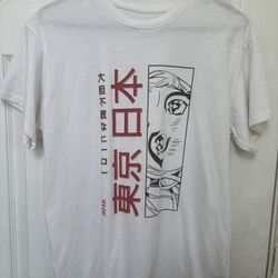 White Anime T-shirt