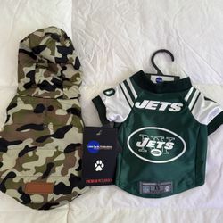 Dog or Cats Clothes Size XS  New Jets Jersey