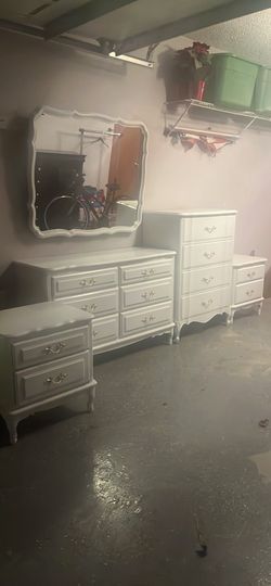 White 5-piece dresser set $895 Clearwater