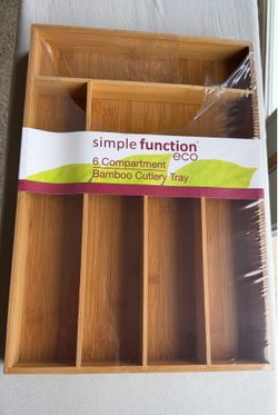 Bamboo Cutlery Tray
