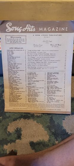 1945 April Song Hits Vol 8