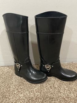 Michael Kors Black Rainboots
