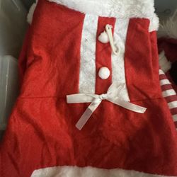 Santa’s Wife Dog Costume 