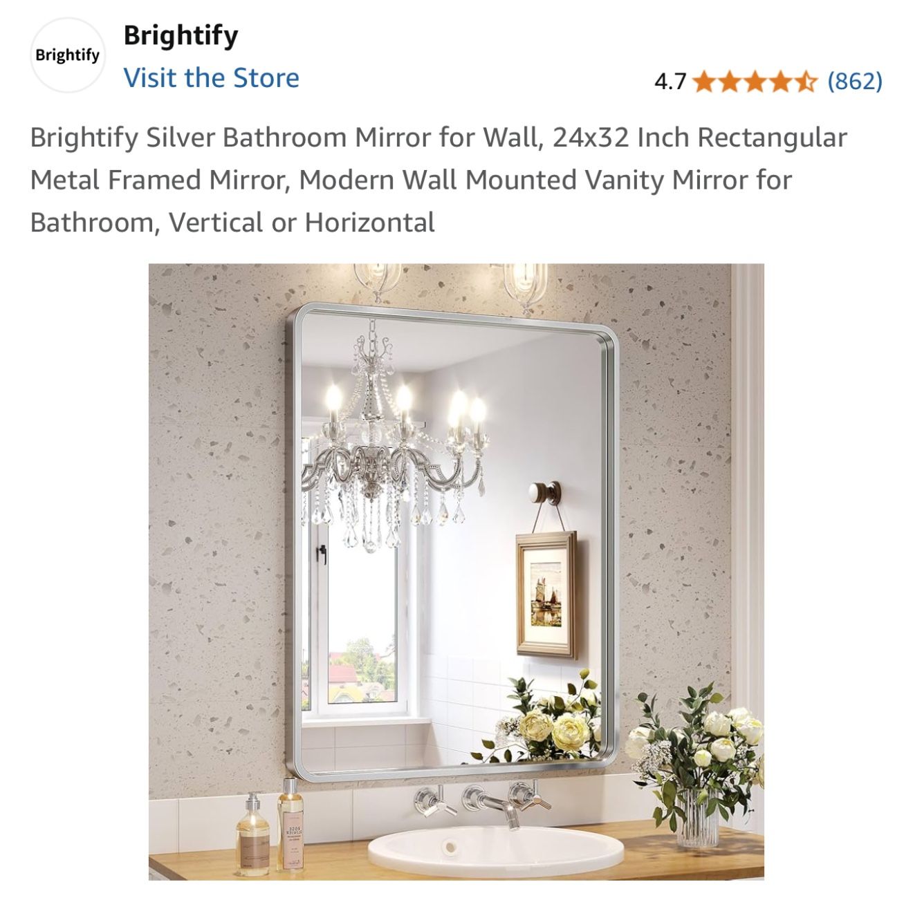 Brightify Bathroom Mirror,All Products : American Fashion Style Bags On Sale