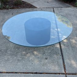 Classic 70’s Style Glass Coffee Table