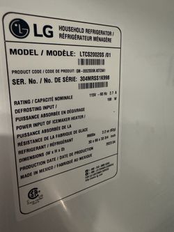 Lg refrigerator for sale