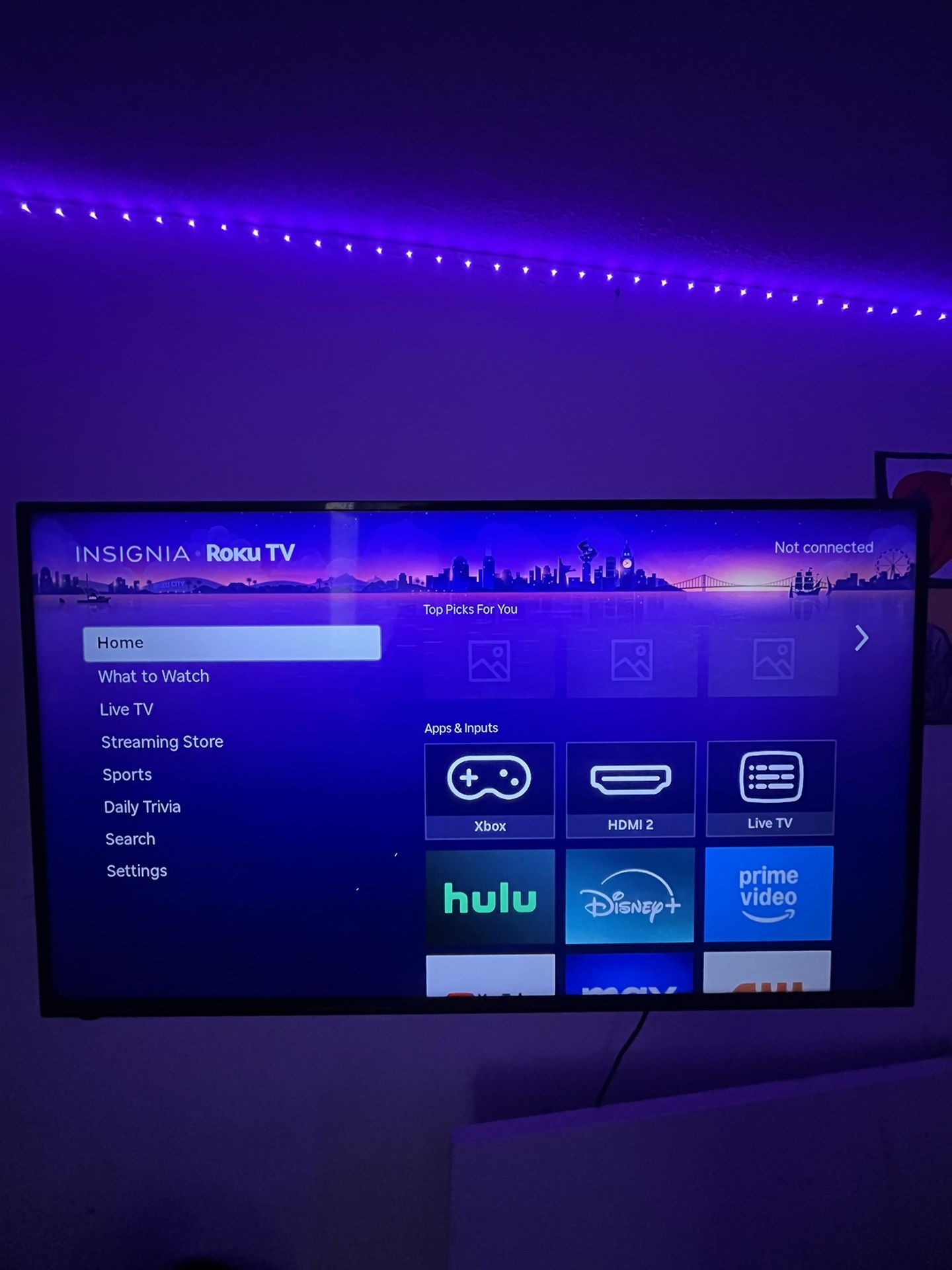 50 Inch Roku smart TV