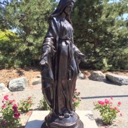 Aluminum Virgin Mary Statue – Garden & Indoor/Outdoor Décor