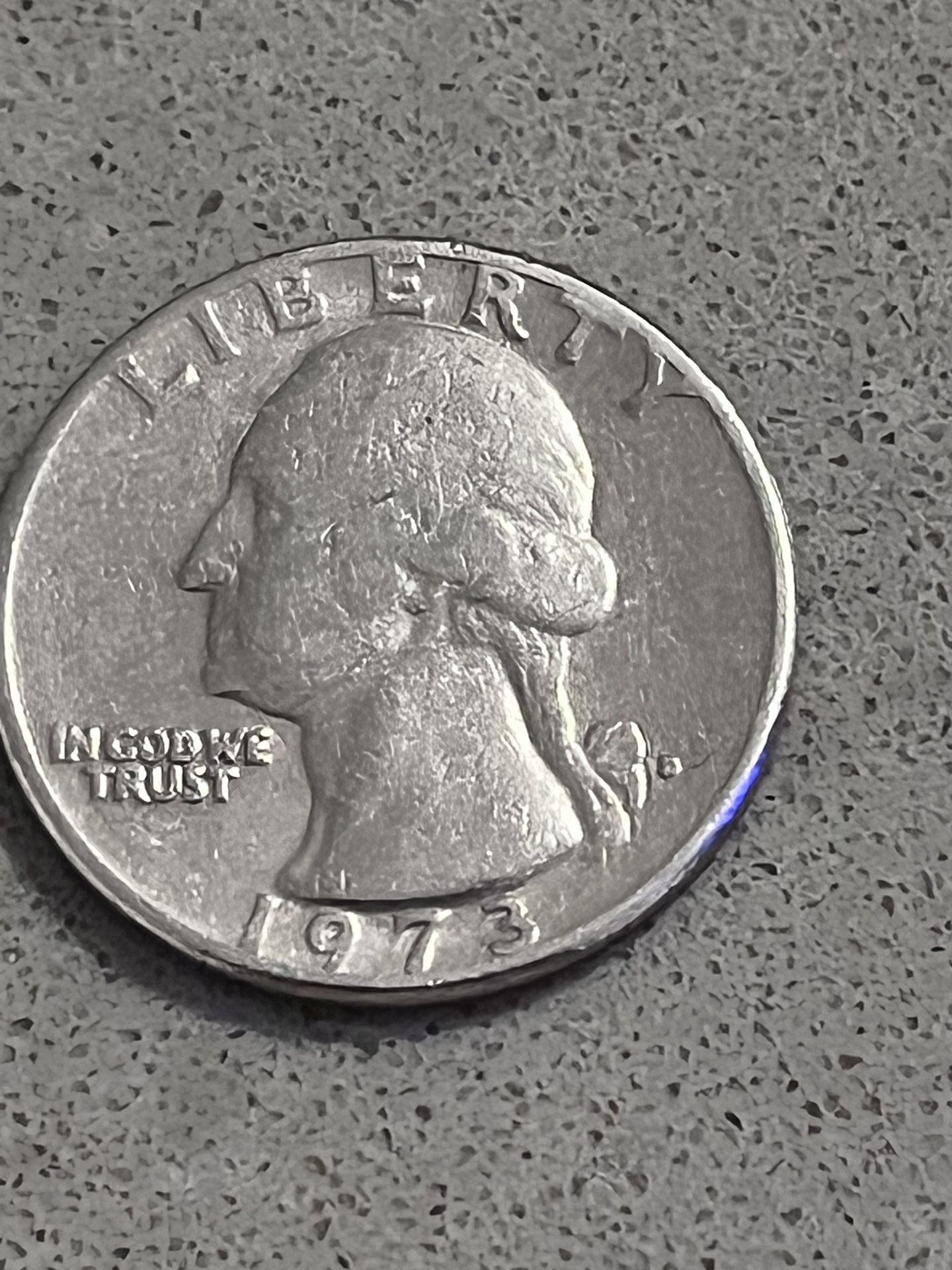 1973 Liberty Washington Quarter Dollar US