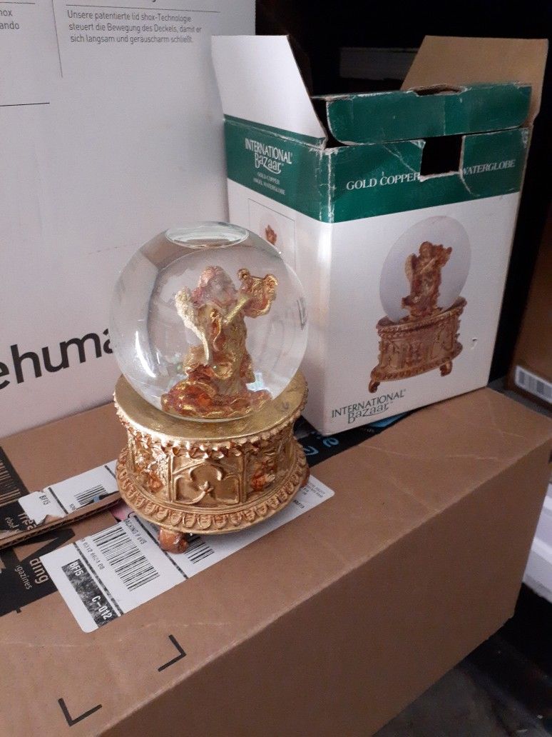 Musical Angel Glass Christmas