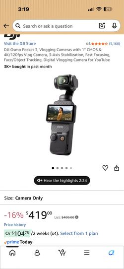DJI Osmo Pocket 3