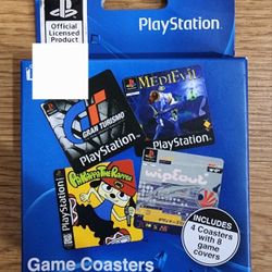 Sony PlayStation Drink Coaster Video Game Gaming Beer Coffee Cup Hot Cold Water