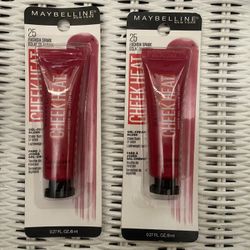 Maybelline Cheek Heat Gel Cream Blush, Face Makeup, #25, 0.27 oz. New