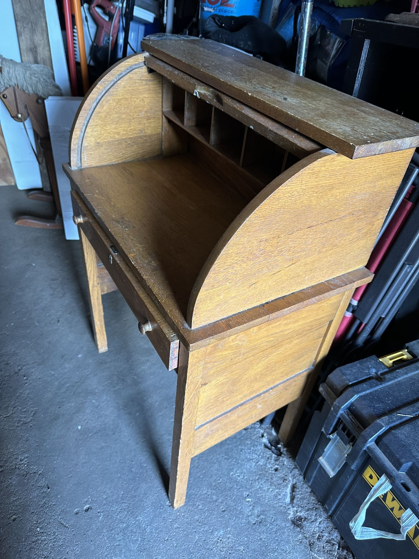 Antique Child Secretary Desk.
