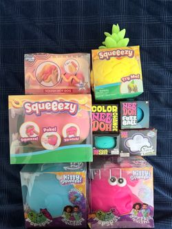 Squishies RMS, needoh, and squeezy