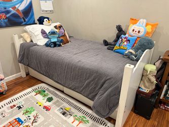 Free White Pottery barn Twin bed