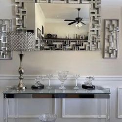 New Acrylic Glass Sofa Table Console