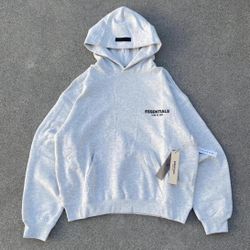 *50% OFF* ESSENTIALS Fear Of God Light Oatmeal Hoodie