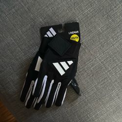 Adidas Youth XL Lineman Gloves 