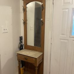 Entryway Mirror Hat Hanger 