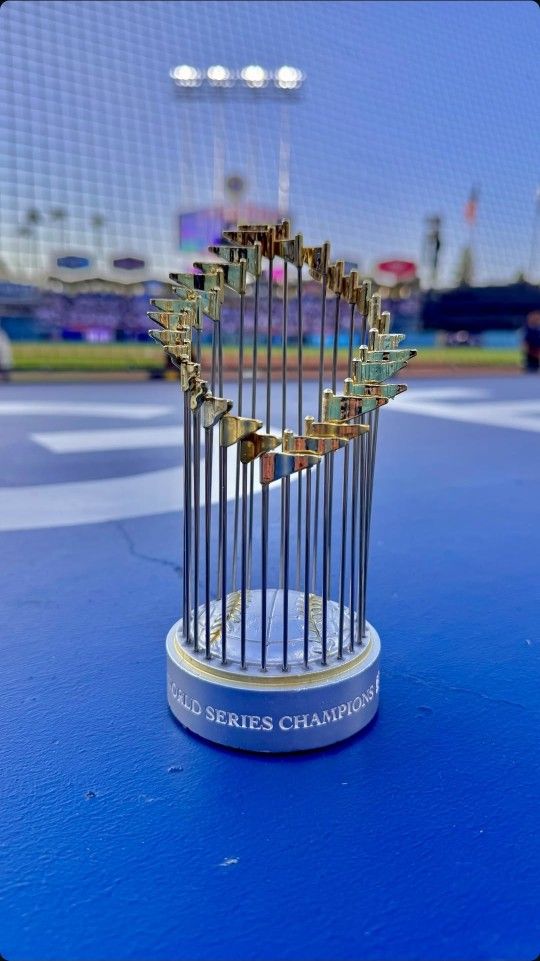 Dodger Giveaway World Series Trophy