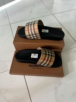 burberry slides we can negotiate price