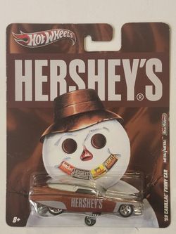 2011 HOT WHEELS PREMIUM METAL/METAL REAL.  HERSHEYS CHOCOLATE 🍫.  1959 CADILLAC FUNNY CAR STATION WAGON. 