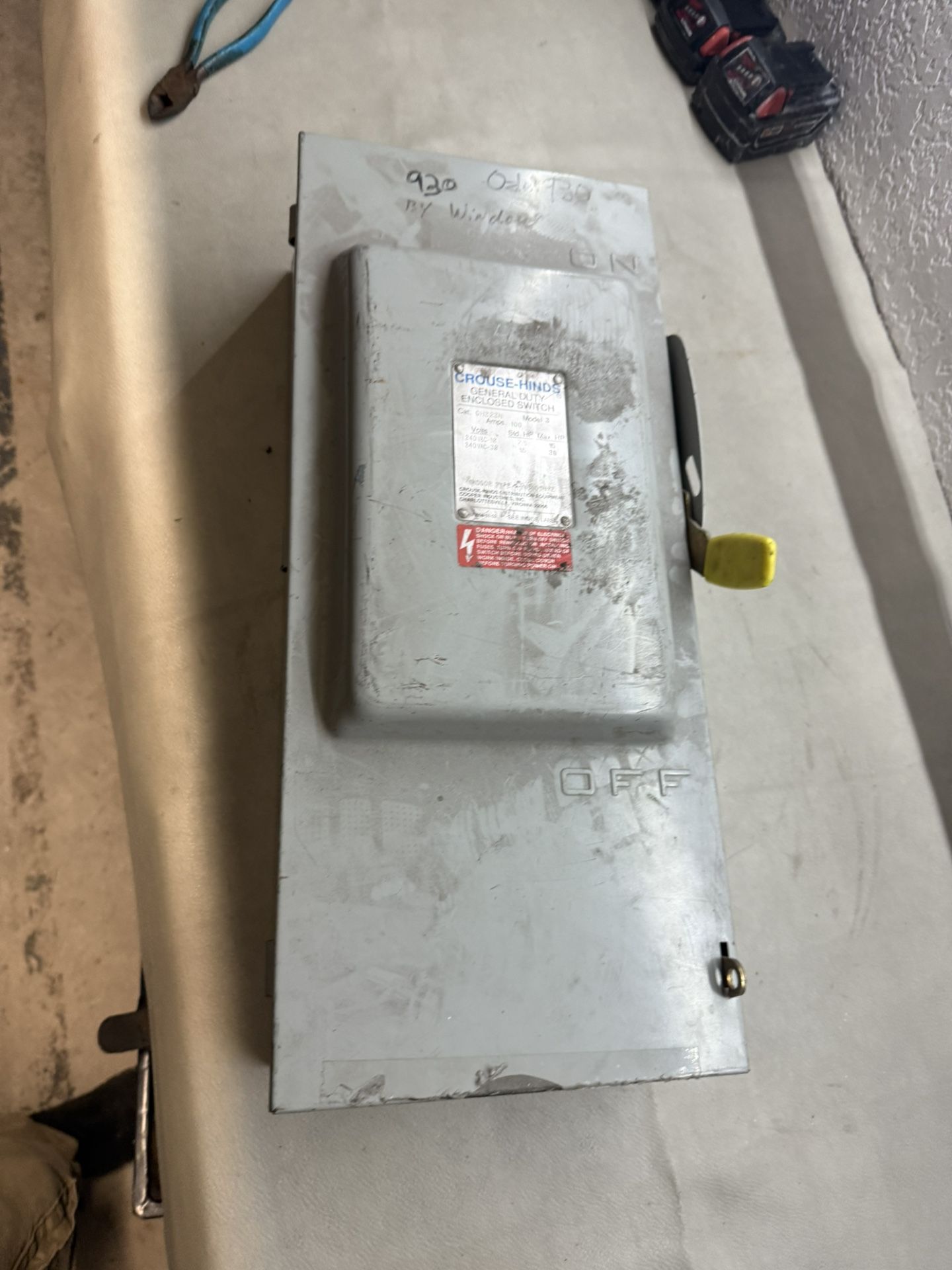 Crouse Hinds Electrical Panel