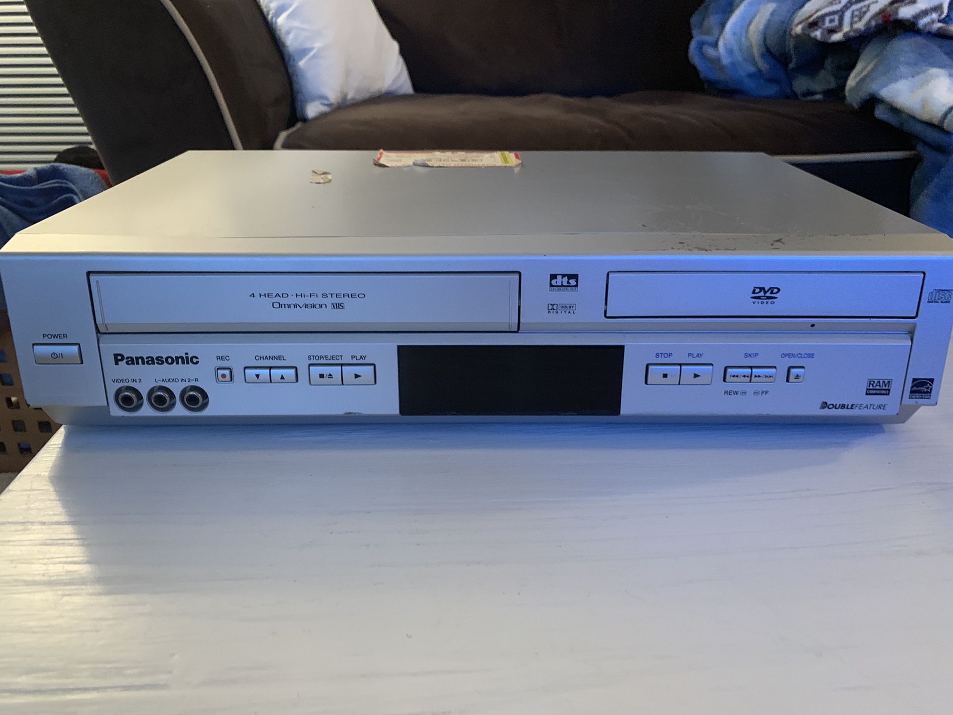 VHS and DVD Player