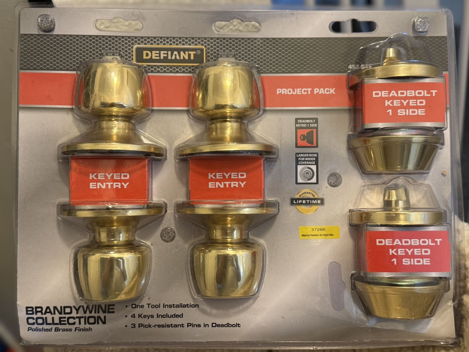 Defiant Brandywine Collection Lock Set