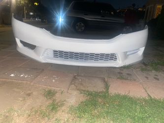 2013 - 2015 honda accord sedan front bumper primed