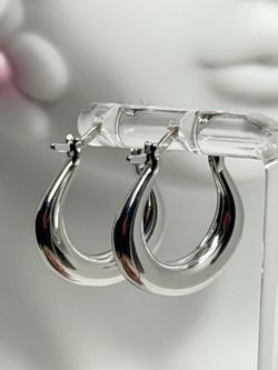 925 Sterling Silver stamped Earrings