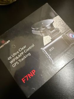 REDTIGER 4K Dash Cam Front Rear, STARVIS 2 Sensor, Free Card Included, 5.8GHz WiFi-20MB/s Fast Download, Dash Camera for Cars with GPS, WDR Night Visi