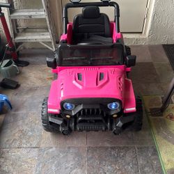 Pink Electric Car For Kids 