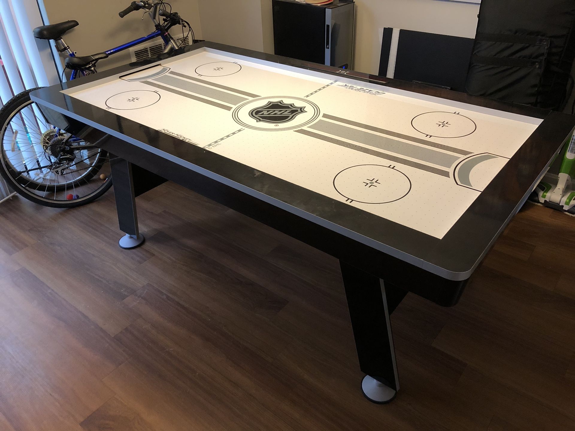 NHL air hockey/ping pong table