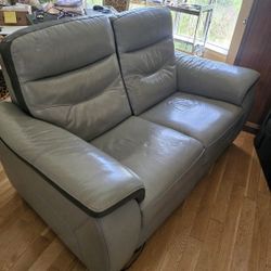 Leather couch