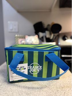 Trader Joe’s stripped mini lunch bag