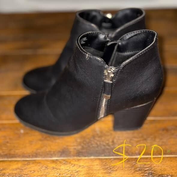 Black Heeled Boots